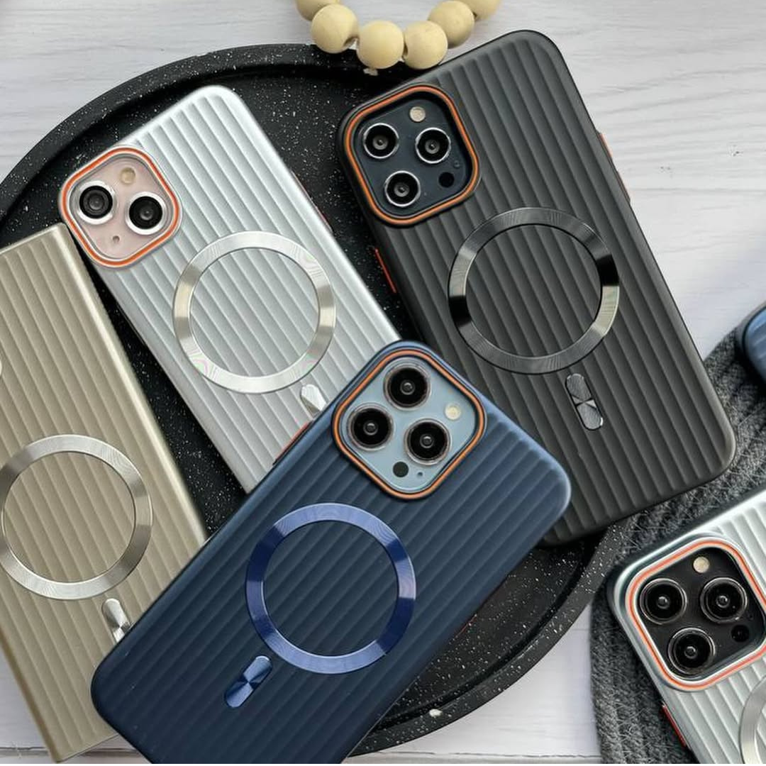 Matte Phone Striped Matte Magnetic Phone Case – Zig Zag