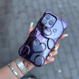 GlamBear 3D Glitter Mobile Case