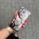 GlamBear 3D Glitter Mobile Case