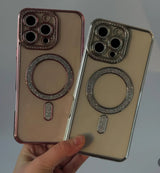 Diamond Blingy MagSafe Clear Case