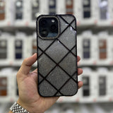 Stones iPhone Glitter Puffer Case