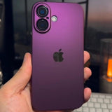 iPhone All Model Cover-Premium PC Matte with Shine Logo with Camera Protection