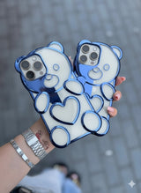 GlamBear 3D Glitter Mobile Case